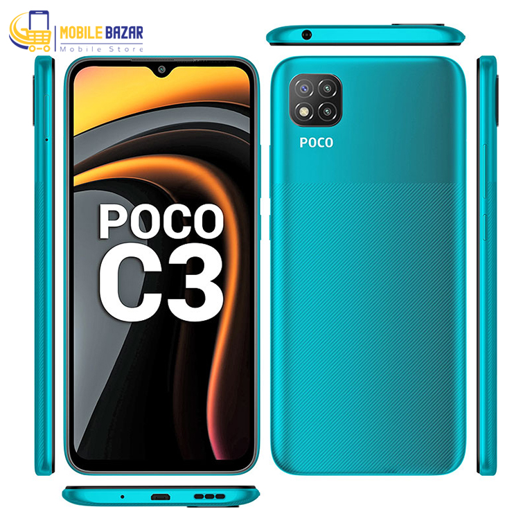 گوشی Xiaomi مدل Poco C3 رم 3 حافظه 32